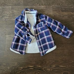 Cat & Jack Baby Plaid Sherpa Shacket